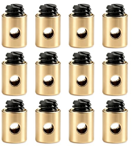 Morsetto universale per cavo acceleratore in ottone, Cavi acceleratore per moto, 5x6 mm, fascetta per filo moto, adatto per scooter e acceleratori moto, 12 Pezzi