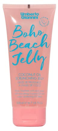 Umberto Giannini Boho Beach Jelly, Vegan & Cruelty Free Coconut Oil Scrunching Jelly, 200 ml
