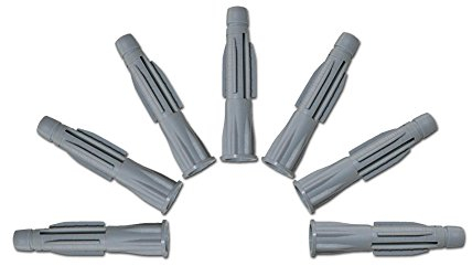 Dübel Dübel 8mm, 100 Stück, mit Kragen