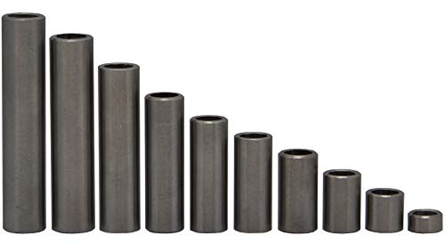 OPIOL QUALITY® Distanzhülsen M6/M7 (Ø Innen: 7 mm; Ø Außen: 10 mm; Länge: 5 mm) aus Edelstahl A2, Rohr geschweißt (10 Stück) Madenschrauben Abstandshülsen Distanzbuchsen Aluhülse Abstandsbuchsen