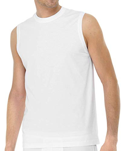 Schiesser 2er Pack Herren Muscle Shirt Rundhals M-XXL - Schwarz oder Weiß