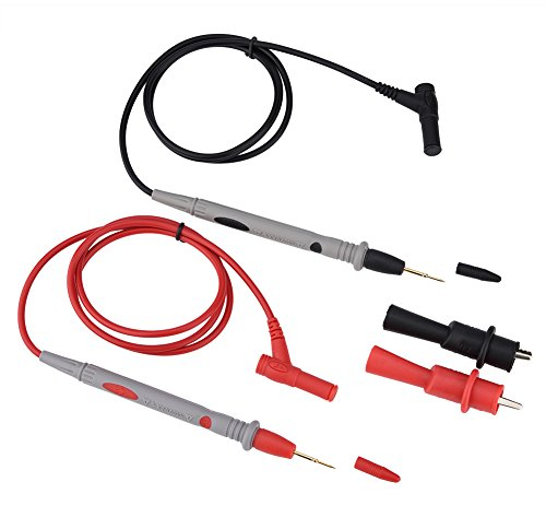 Multimeter-Prüfkabel-Set, VBESTLIFE 1000V 20A Digitale elektronische Prüfspitzen-Kabel mit Alligatorclips und Bananenstecker für Multimeter-Clamp-Meter