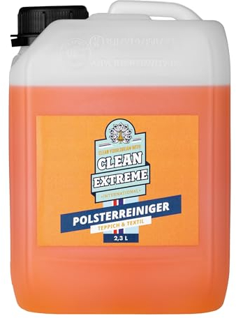 CLEANEXTREME Auto Polsterreiniger | 2,3 Liter im Nachfüll-Kanister | Textil Reiniger pH neutral für Autositz, Autopolster, Rücksitz, Kindersitz, Autoteppich - biologisch abbaubar
