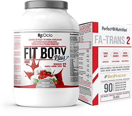 Shake de remplacement de repas - Thermogénique - Pack | Remplacement de repas de régime hyperprotéiné | Aide à la perte de poids | Chocolat - Vanille - Fraise | Satiété pour hommes et femmes