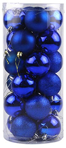 MRULIC Weihnachten Deko Weihnachtskugeln Christbaumschmuck Weihnachtsbaumkugeln Weihnachtsbaumschmuck Winter WüNsche Weihnachten Christbaum Weihnachtsschmuck(Blau)