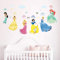 Runtoo Wandtattoo Prinzessinnen Wandsticker Mädchenzimmer Wandaufkleber Kinderzimmer Babyzimmer
