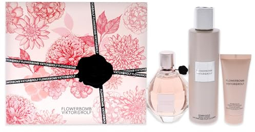 Viktor & Rolf Flowerbomb 100ml Eau de Parfum + 200ml Body Lotion + 40ml Body Cream