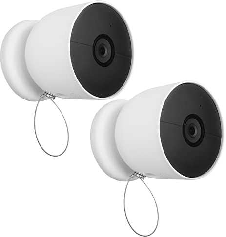 BECEMURU Anti-Drop Security Chain Compatible with Google Nest INOUTCAMW 1080p, Arlo Ultra/Ultra 2, Arlo Pro 3/Pro 4 Camera (2 Pack)