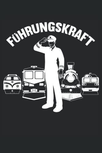 Führungskraft: Liniertes Modelleisenbahn Notizbuch für Eisenbahner und Modellbauer die eine Leidenschaft fürs Modellbauen und Dampflokomotiven haben.