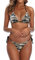 SHERRYLO Tanga-Bikini, Badeanzug für Damen, schwarz, brasilianischer String-Bikinis, Badeanzug, Triangel-Top, Badeanzüge, Camouflage, Large