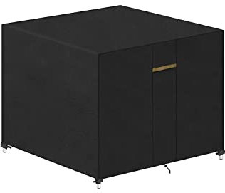 VANSHEIM Square Coffee Table Cover Outdoor Waterproof Outdoor Furniture Covers for Outside Ice Cube Cooler Box and Small Table Heavy Duty Oxford Fabric Cover 45x45x45cm