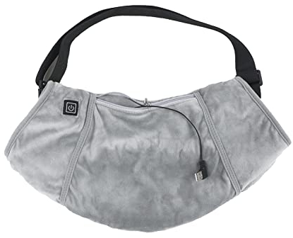 BFYDOAA Beheizter Handmuff tragbarer Handwärmer Outdoor USB Heizung Fäustlinge Samtbeutel für Winter Jagd Camping Golf - 3 Heizstufen