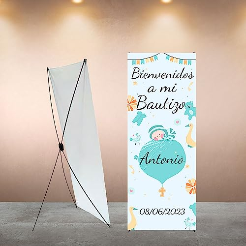 Bautizo Decoración Cartel personalizado Invitados Bautizo Globo personalizado en Español