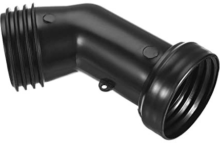 M METERXITY Plastik Auslauf Rohrleitung Fitting - IBC Entwässerung Rohr Rohrleitung Fitting Erweiterung Anwendung Wasser Türme (60mm Schwarz)