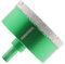Porcelain Tile Diamond Drill Bits - 3(75mm) Dry Diamond Hole Saw Triangle Shank for Ceramic Marble Granite Stone,Diamond Core Drill Bit Kit Fixed on Drills