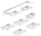 Herklotzn Cherry MX Switch Mechanical Keyboard Cherry Stabilizer PCB Mounted Transparent Case 6.25U Modifier Key Stabilizer