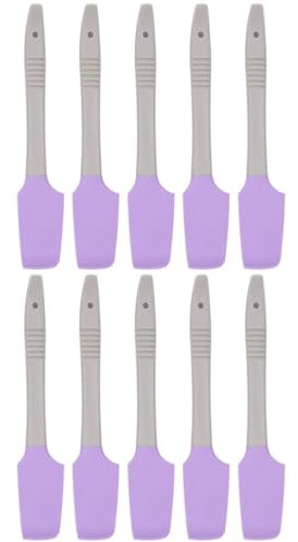 minkissy 10pièces Outils De Beauté Silicone Pour Application De Cire Spatules Cosmétiques Douces Et Pratiques Pour Soins Peau Et Masques