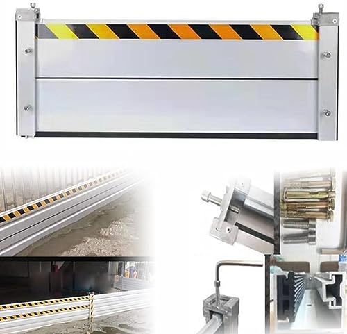 Hochwasserschutzbarriere Hochwasserschutztür, Garagen-Hochwasserschutzbarriere aus Aluminiumlegierung, Hochwasserschutz an Türen aus Blech, gut wasserdicht, geeignet für den Garageneingang,