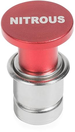bylikeho Auto-Zigarettenanzünder, Zigarettenanzünder-Stecker, Autozubehör, Auto-Zigarettenanzünder, 12 V eloxiertes Aluminium, Zigarettenanzünder-Stecker für die meisten Autos, LKWs, Boote (weiß)