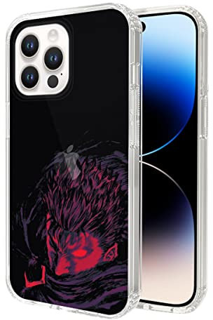 EWINRU Phone Case Guts Compatible for iPhone 15 14 Berserk Pro Max Plus Black 6 6s 7 8 X Xs Xr 11 12 13 16 Se 2022/2020 Swordsman Anime Soft TPU Protective Customize