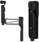 GAEKOL Pocket 3 Gimbal Handheld Stabilizer and Extension Mount for DJI Osmo Pocket 3, Black, 1/4 Thread Mount, Camera Compatible, Foldable Hard Cover Protector
