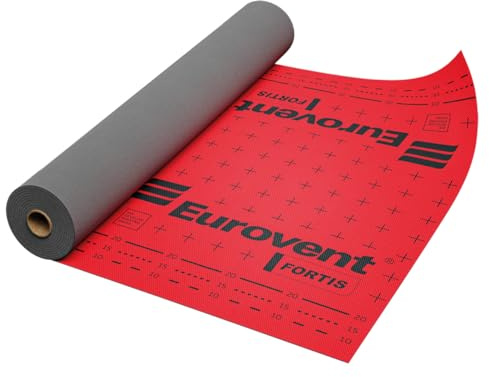 KAUFDACH® FORTIS Unterspannbahn 1,5 m x 50 m (75 m²) — Dreilagige hochdampfdurchlässige Premium-Dachmembran 190 g/m² Reißfest (ohne Selbstklebestreifen (ohne SK2))