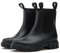 AONEGOLD Stivali Pioggia Donna Impermeabile Antiscivolo Leggere Comode Stivali Gomma Moda Pioggia per Esterni Giardinaggio Boots(Nero，39 EU)