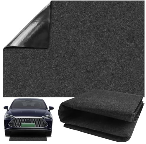 elthmpr Tapis Moto Anti Déversement d'Huile Tapis de Sol de Garage Auto - 91 x 152cm Tapis de Rétention d'Huile Tapis d'établi sous-Couche Voiture pour Sol de Garage