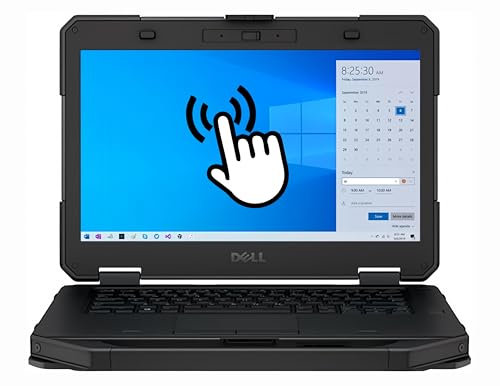 Dell Latitude 5404 Rugged Laptop da 14 Pollici con Touch screen, Intel Core i5-4310U, 16 GB di RAM, SSD da 256 GB, tastiera americana, Win 10 Pro (ricondizionato)