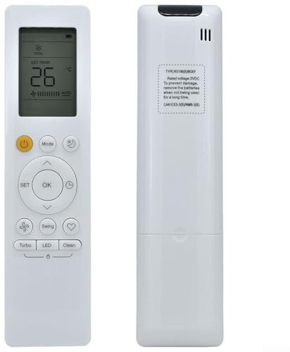 Mando a distancia para aire acondicionado FACULX RG10B(B)/BGEF RG10B(B2) RG10B1(B)/BGEF de repuesto compatible