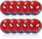 Anniversaire Vaisselle Kit, 10 pcs, Kit Table Fête Party Marvel Spider-Nan, Thème Super-Héros, Araignée, Cartoon, Motif Toile d'Araignée, Pour Fêtes d'Enfants, Assiettes en Carton 7 Pouces