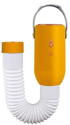 Ventilador portátil mini secadora de ropa de viaje solución de secado rápido para prendas frescas en cualquier momento y en cualquier lugar Ventilador de habitación (A, 16. 6 x 9. 3 x 9. 3 cm)