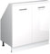 Vicco Armoire sous Pente de Toit Rion, Blanc/Blanc Brillant, avec 2 Portes