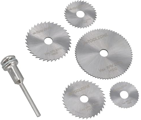 6PC HSS Mini Circular Saw/Circle Rotary Cutting Disc Blade TE272