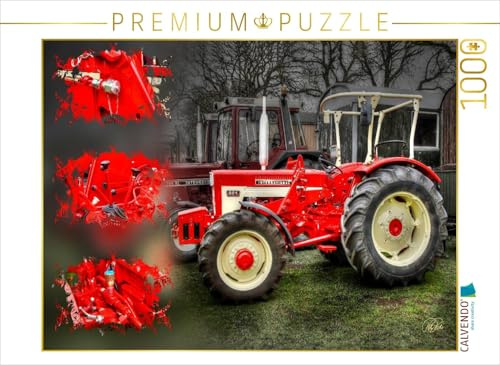 Puzzle · Oldtimer Traktor McCormick | Ein Motiv aus dem Kalender Oldtimer · Traktoren von Peter Roder · 1000 Teile · Lege-Größe 64 × 48 cm · CALVENDO Puzzle