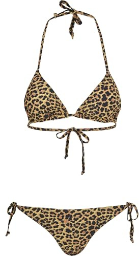Urban Classics Damen Ladies Animal Bikini