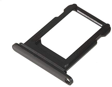 jbTec SIM-Tray kompatibel mit Apple iPhone XS - Kartenhalter Single Slot Schlitten Rahmen Simkarte Holder, Farbe:Dunkelgrau