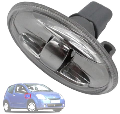 Twowinds Seitenblinker, Blinkleuchte Außenseitenblinker Links oder Rechts, Berlingo C2 C3 C4, Parter 107 307 407, 6325G3 Blinker