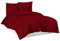 Mixibaby Bettwäsche Bettgarnitur Bettbezug 100% Baumwolle 135x200 155x220 200x200 200x220, Farbe:Weinrot, Größe:200 x 220 cm