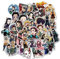 100 Stück Demon Slayer Aufkleber, Kimetsu no Yaiba wasserdichte Vinyl Aufkleber, Anime Aufkleber PVC Graffiti Aufkleber Skateboard Snowboard Auto Fahrrad Gepäck Aufkleber