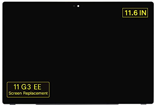 GBOLE Screen Replacement for HP Chromebook X360 11 G3 EE 11.6 HD LCD LED Touch Screen w/Bezel Digitizer Display Assembly L92337-001 L92338-001