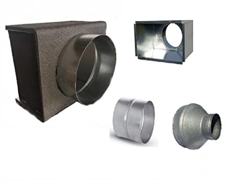 Plenum pour grilles isolé 300x100 raccord DN 80