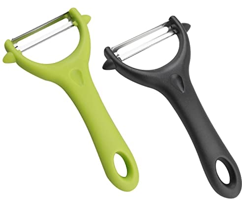 2 Pcs Y-Shaped Swivel Potato Peeler, Stainless Steel Vegetable Peeler Perfect Peeler for Kitchen