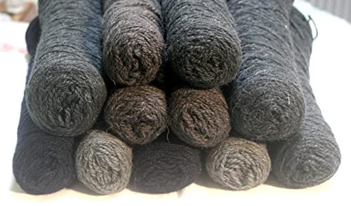 100% Wolle Garn, REST!!! von Fabrik, 100 Schurwolle, Strickgarn Garn, Paket, Yarn Wool STOCK (Dunkeltöne 1600g)