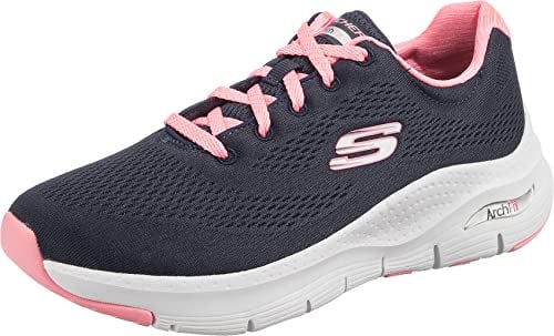 Skechers Women's Arch Fit Big Appeal Sneaker, Navy, 3 UK