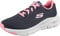 Skechers Women's Arch Fit Big Appeal Sneaker, Navy, 3 UK