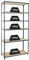 PROREGAL Schwerlastregal Giant MULI | HxBxT 250x120x50cm | 6 Fachböden | Fachlast 200kg | Anthrazit | Lagerregal Kellerregal Werkstattregal Metallregal Fachbodenregal Steckregal
