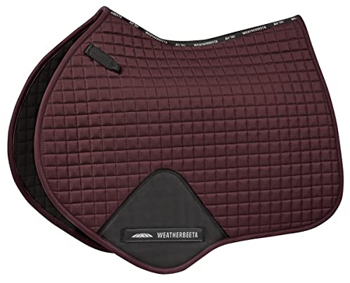 WeatherBeeta Prime Jump Shaped Saddle Pad, Mulberry, Pony