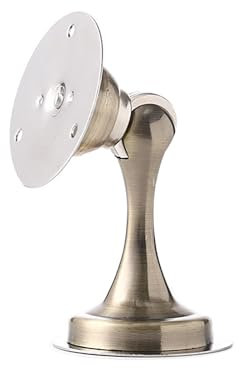 Magnetic Door Stop, Magnetic Door Stopper, Stainless Steel Heavy Duty Magnetic Door Holder, Sticking Outdoor Floor Door Stop, Strong Magnet Door Stoppers for Walls and Floor (Bronze)