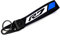 Motorrad CNC Schlüsseletui Abdeckung & Schlüsselanhänger Schlüsselanhänger Für Yamaha R6 R3 R1 R7 YZFR6 YZF-R3 YZF-R1 YZF-R7 YZF R6 Zubehör Schlüsselanhänger ( Farbe : Keychain R7 Blue , Größe : Norma